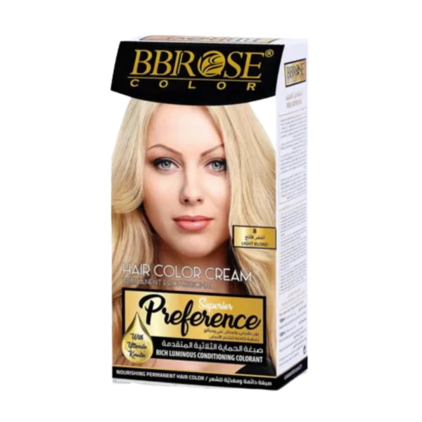 BBROSE COLORATION SUPERIOR PREFERENCE  8 LIGHT BLOND