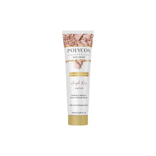 POLYCOS MASQUE VISAGE A L'ARGILE ROSE