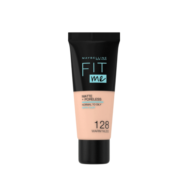 MAYBELLINE FIT ME MATTE & PORELESS FDT 128