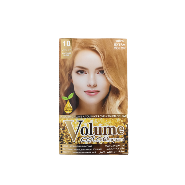 VOLUME COLORATION 10 BLOND PLATINE