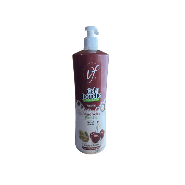 VAGUE DE FRAICHEUR GEL DOUCHE 1L CERISE NOIR PISTACHE