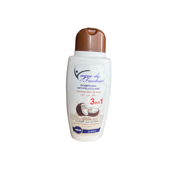VAGUE DE FRAICHEUR SHP 300ML ANTI-PELLICULAIRE 3EN1 COCO