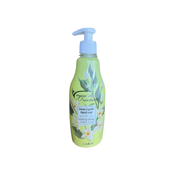 VAGUE DE FRAICHEUR SAVON LIQUIDE 400ML FLEUR BLANCHE