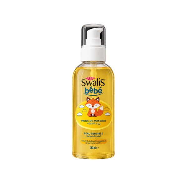 SWALIS BEBE HUILE DE MASSAGE PEAU SENSIBLE 130ML