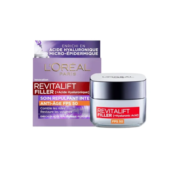 L'OREAL REVITALIFT FILLER  SOIN ANTI RIDES JOUR SPF 50