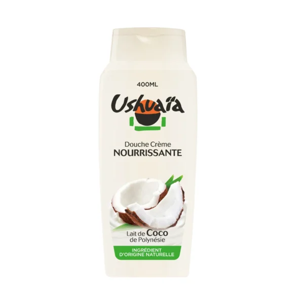 USHUAIA DOUCHE CREME  400ML LAIT DE COCO DE POLYNESIE