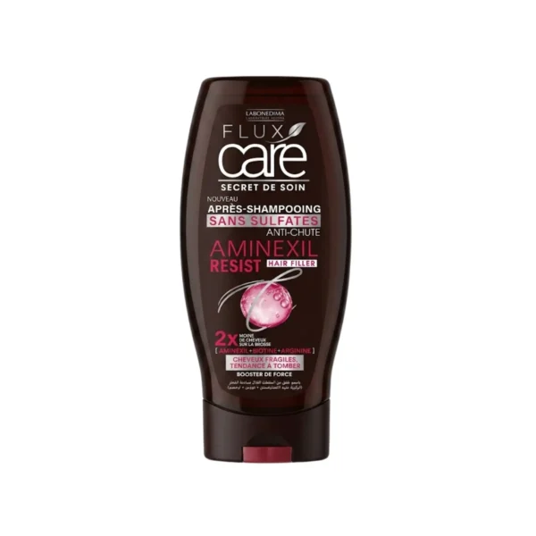 FLUX CARE APRES SHAMPOOING SANS SULFATE AMINEXIL RESIST CHEVEUX FRAGILE TENDANCE A TOMBER 250ML
