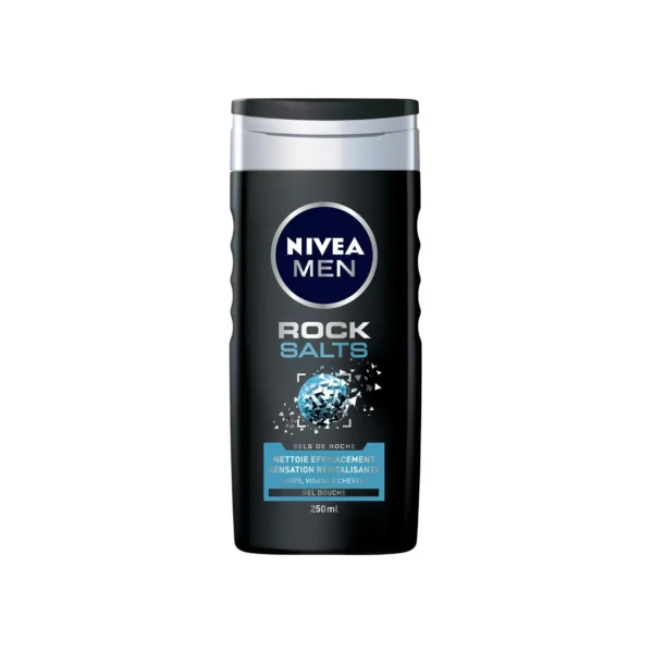 NIVEA MEN GEL DOUCHE 3EN1 250ML ROCK SALTS
