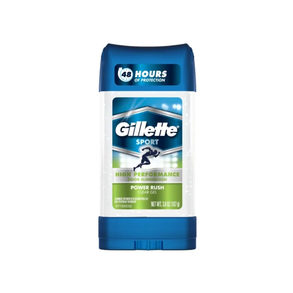 GILLETTE STICK GEL 107G HIGH PERFORMANCE POWER RUSH