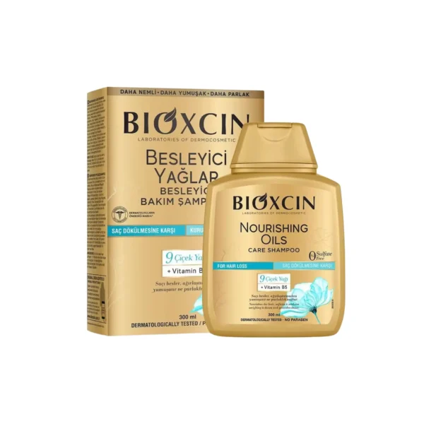 BIOXCIN NOURISHING OILS SHMPOO 9 FLOWER OILS + VITAMINE B5