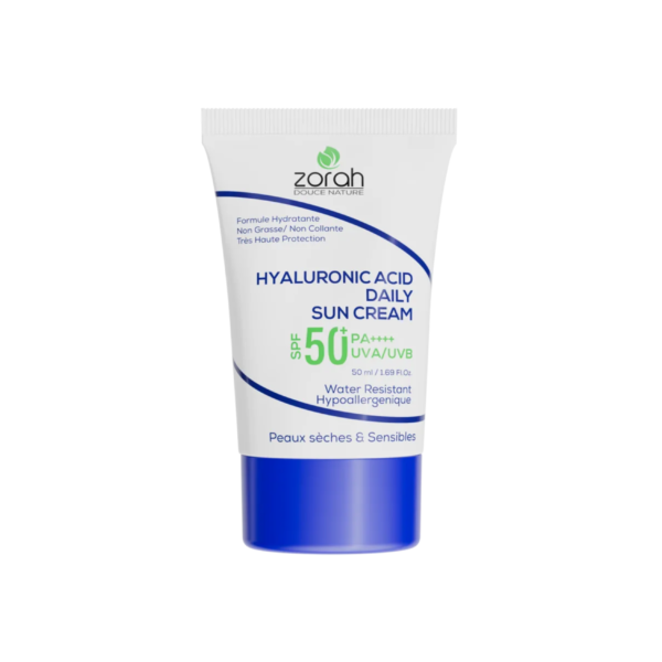 ZORAH ECRAN TOTAL HYALURONIC ACID DAILY +50SPF PEAUX SECHES ET SENSISBLE