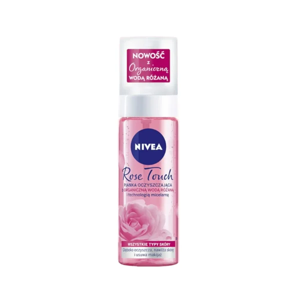 NIVEA AQUA ROSE MOUSSE LAVANTE A L'EAU DE ROSE 150ML