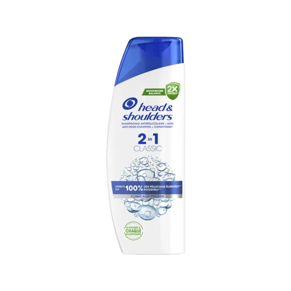 HEAD AND SHOULDERS MENTHOLSHAMPOOING ANTIPELLICULAIRE CLASSIC 2EN1 300ML