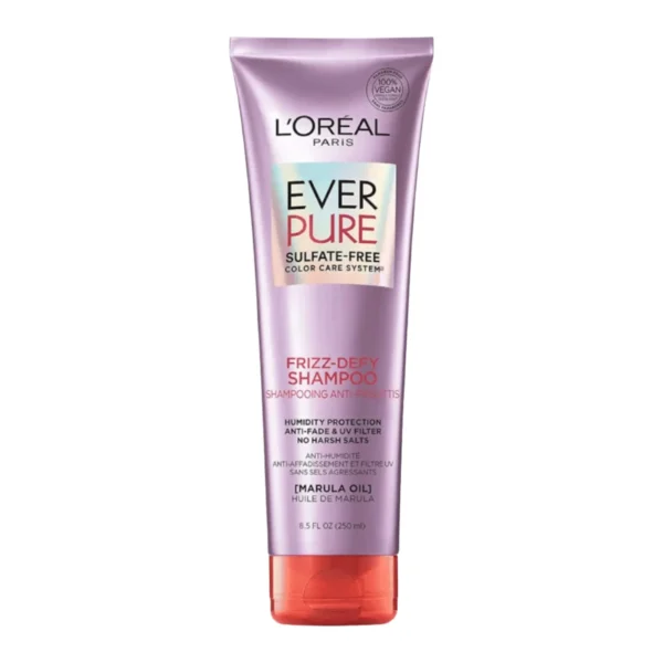 L'OREAL PARIS EVER PURE SULFATE FREE FRIZZ DEFY SHAMPOOING ANTI FRISOTTIS CHEVEUX SEC 250ML