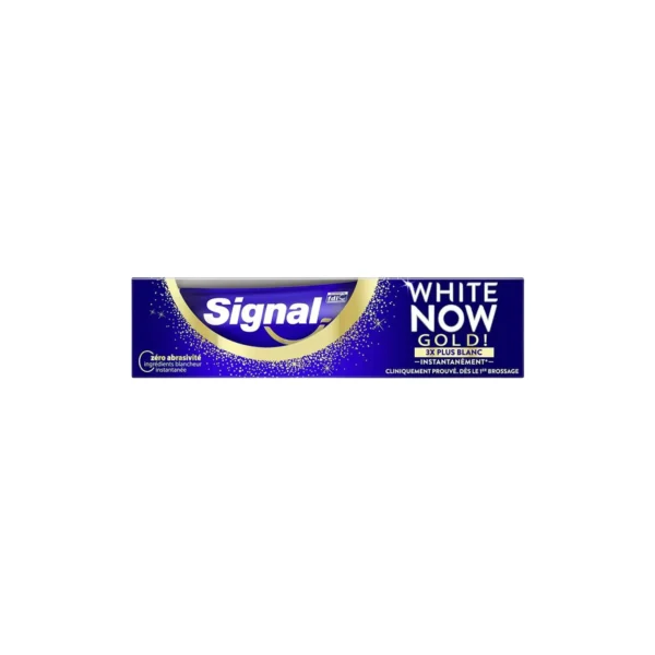 SIGNAL DENTIFRICE WHITE NOW  75ML GOLD