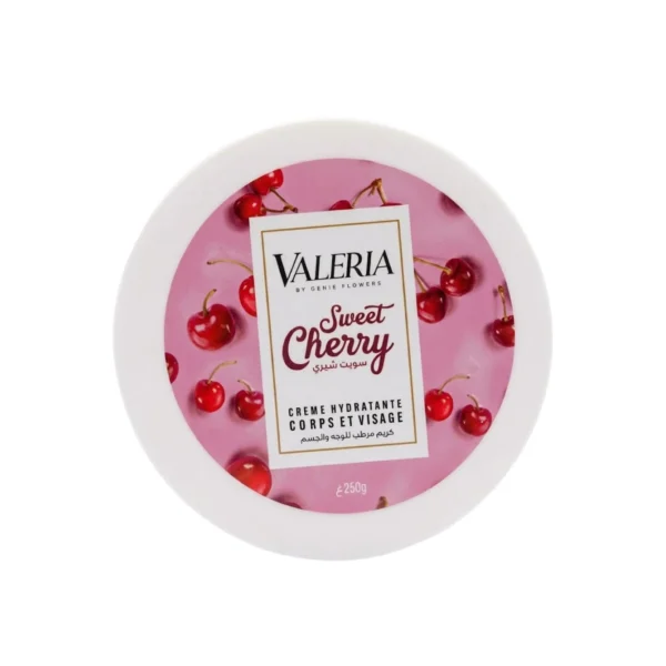 VALERIA CREME HYDRATANTE CORPS ET VISAGE 250ML SWEET CHERRY