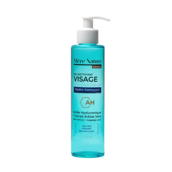 MERE NATURE GEL NETTOYANT 250ML HYDRO-NETTOYANT ACIDE HYALURONIQUE + EXTRAIT D''ALOE VERA