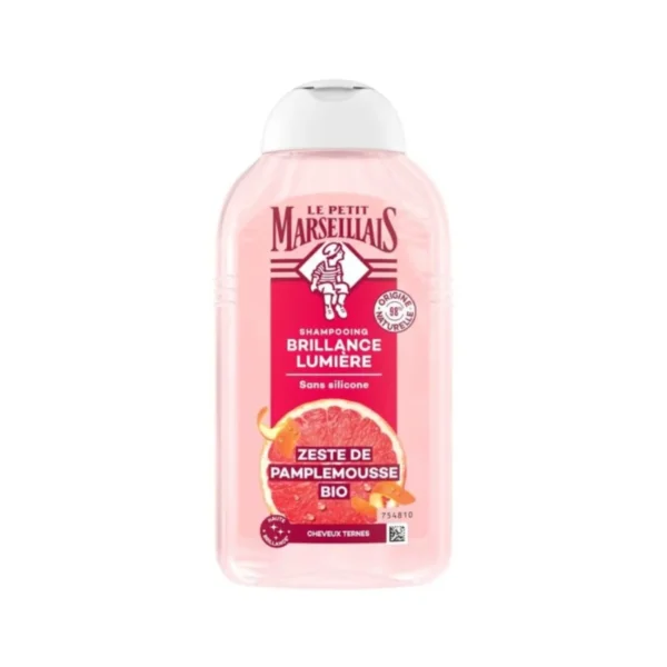 LE PETIT MARSEILLAIS SHAMPOING 250ML  BRILLANCE LUMIERE PAMPLEMOUSSE BIO