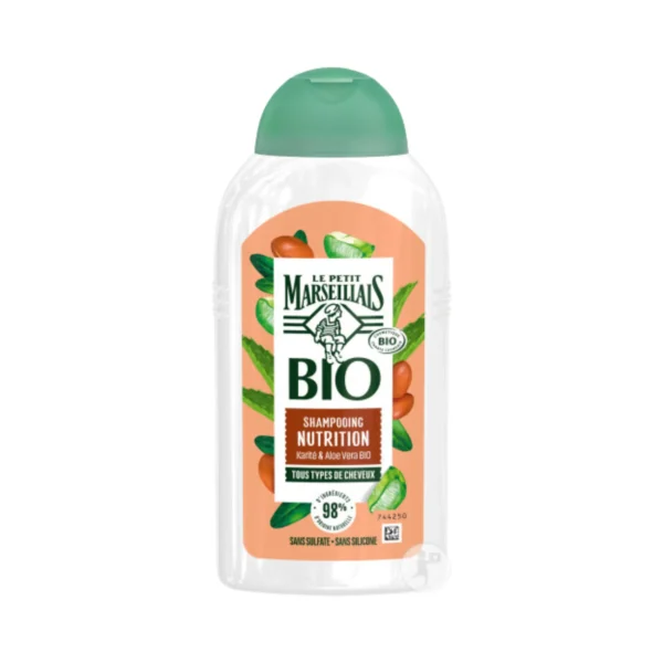 LE PETIT MARSEILLAIS SHAMPOING 250ML KARITE ET ALOE VERA BIO