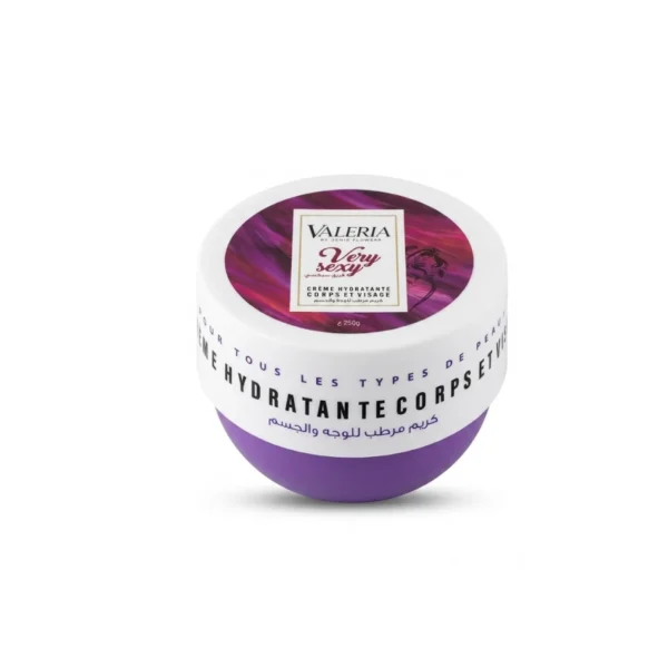 VALERIA CREME HYDRATANTE CORPS ET VISAGE 250ML VERY SEXY