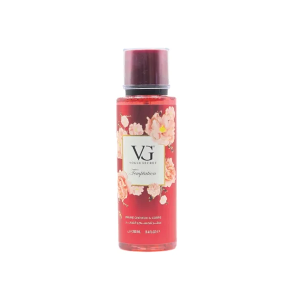 VOGUE SECRET BRUME CHEVEUX ET CORPS 250ML TEMPTATION