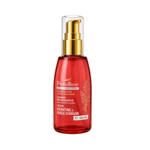 PROTELLISSE SERUM KERATINE ET L'HUILE D'ARGAN 100ML POUR CHEVEUX COLORES