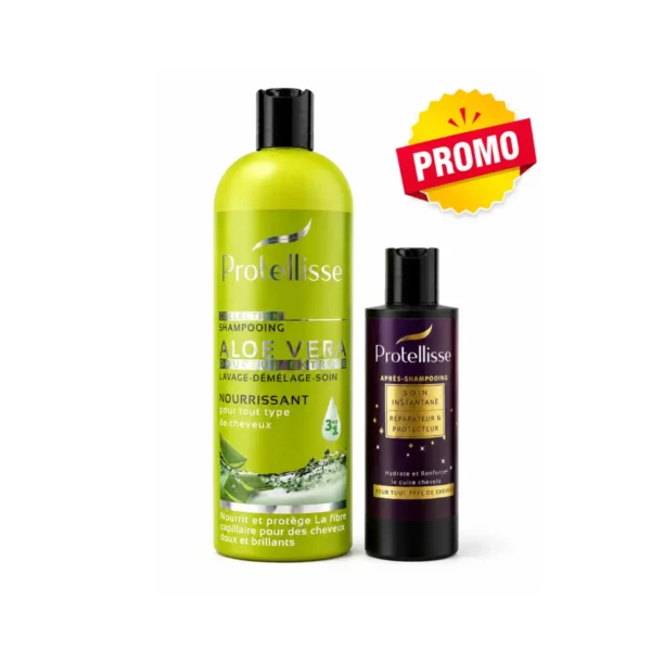 PROTELLISSE SHAMPOING COLLECTION 1L ALOE VERA POUR TOUT TYPE DE CHEVEUX