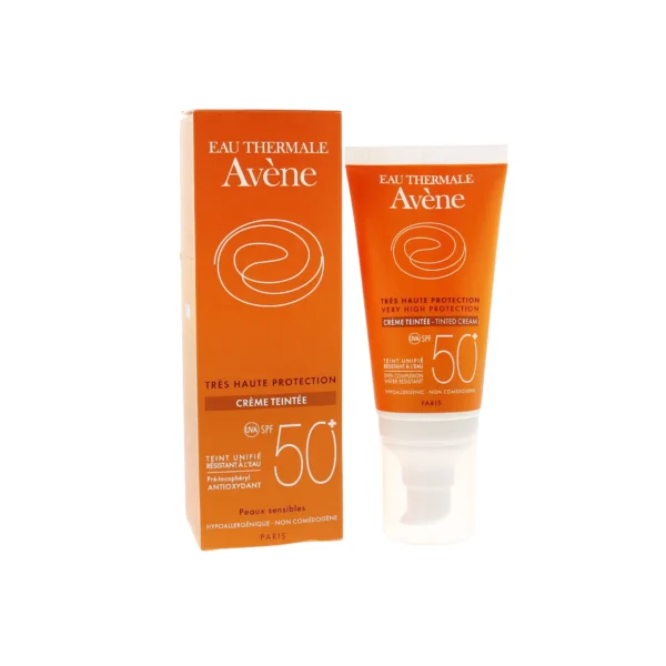 AVEN ECRAN TOTAL CREME TEINTEE PEAUX SENSIBLE A SECHE