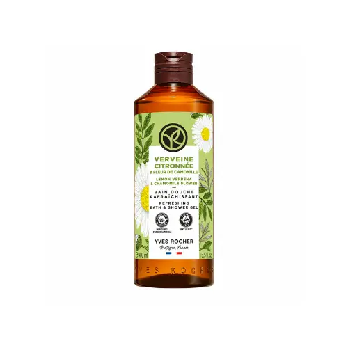 YVES ROCHER BAIN DOUCHE 400ML VERVEINE CITRONNEE ET FLEUR DE CAMOMILLE