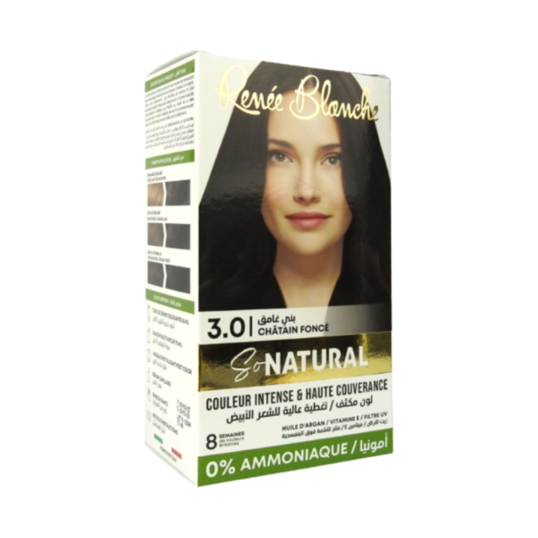 RENEE BLANCHE COULEUR INTENSE ET HAUTE COUVRANCE 0% AMMONIAQUE 3.0 CHATAIN FONCE