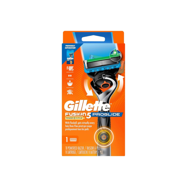 GILLETTE FUSION 5 PROGLIDE POWER A PILE 1 RECHARGE